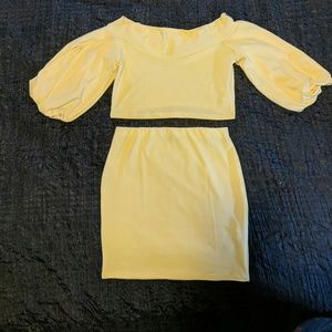 Skirt and Crop Top Co-ord